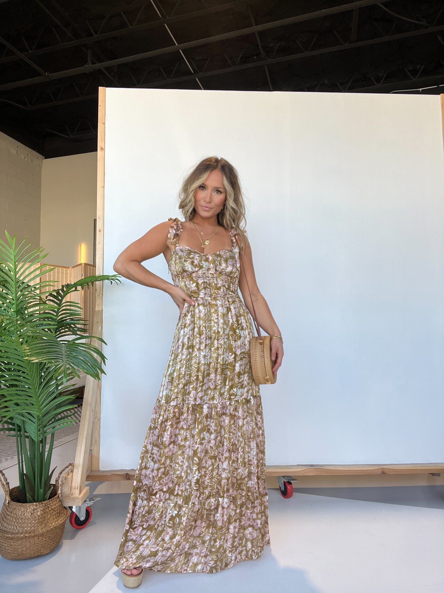 Wedding Season Floral Maxi Dress