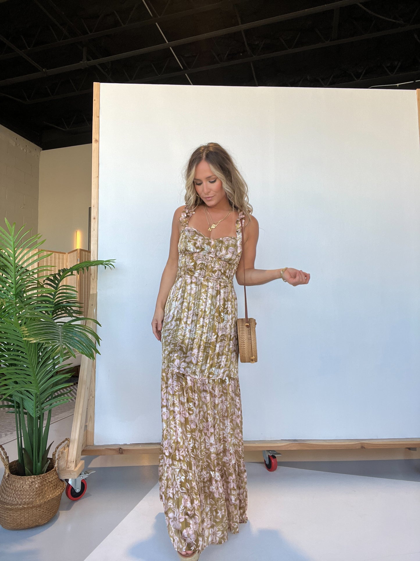 Wedding Season Floral Maxi Dress