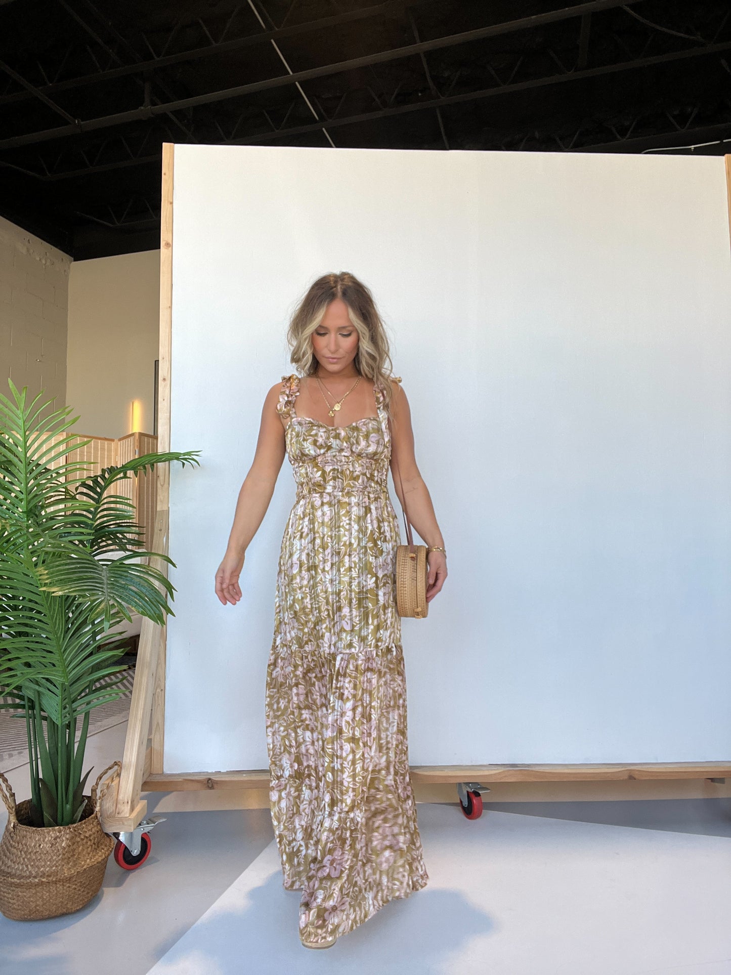 Wedding Season Floral Maxi Dress