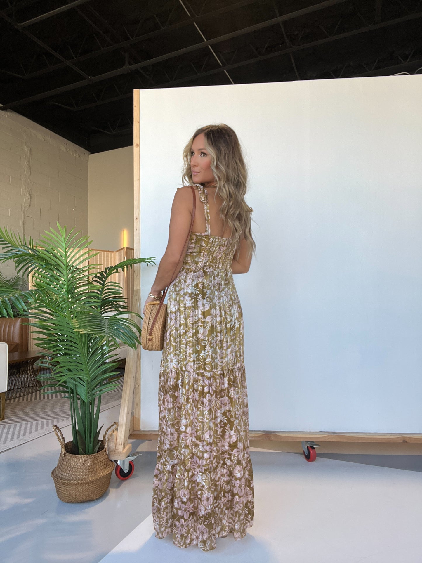 Wedding Season Floral Maxi Dress
