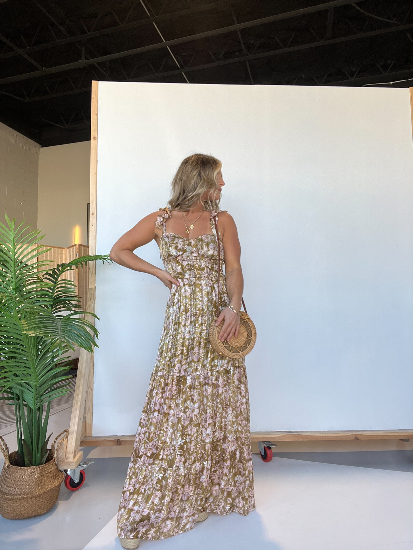 Wedding Season Floral Maxi Dress