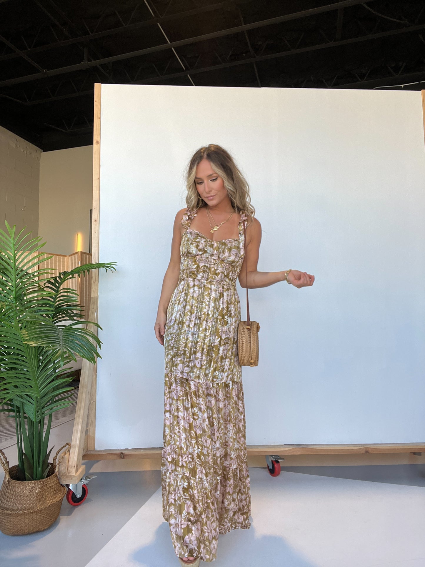 Wedding Season Floral Maxi Dress